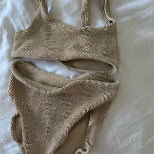 Youswim Textured Beige Bikini Set